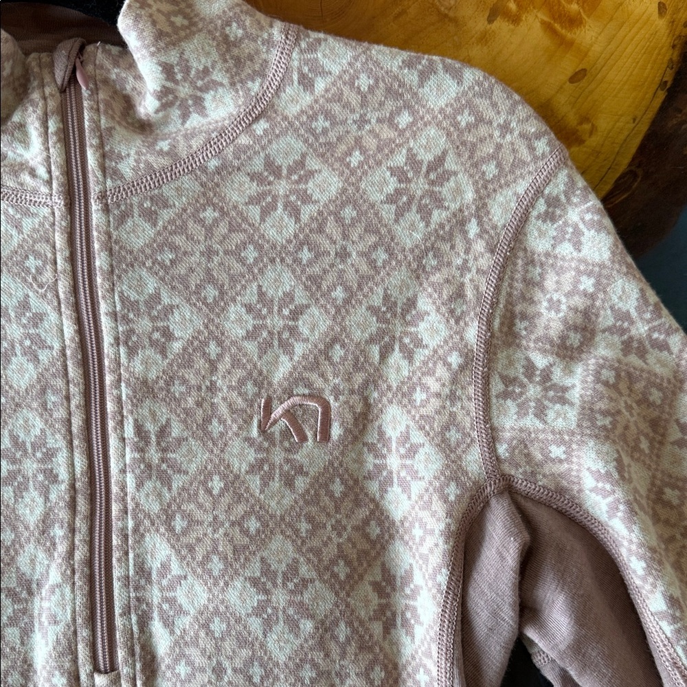 Kari Traa Nordic Patterned Zip Pullover - image 2